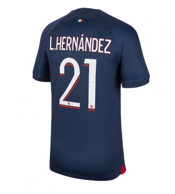 Paris Saint-Germain Lucas Hernandez #21 Replika Hjemmebanetrøje 2023-24 Kortærmet
